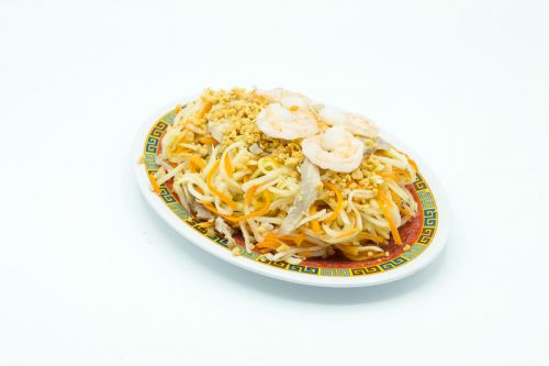 Papaye piquante (crevettes et poulet)