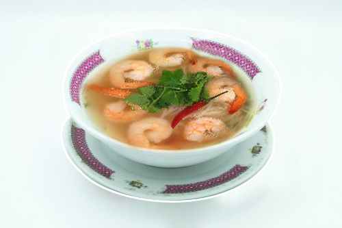 Soupe crevettes