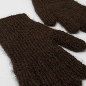 Wool blend knit gloves – Image 2