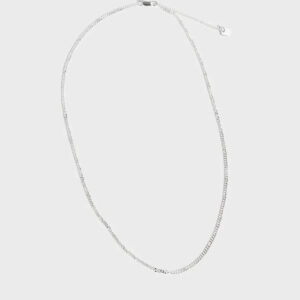 Minimalist silver chain necklace – Image 2
