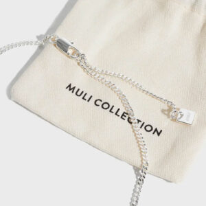 Minimalist silver chain necklace – Image 3
