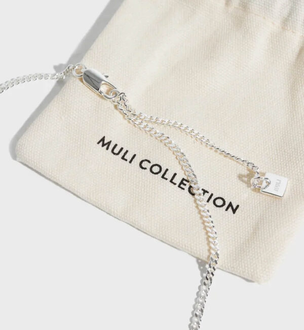 Minimalist silver chain necklace