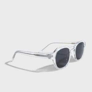 Clear frame round sunglasses – Image 2