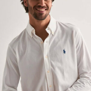 Classic white cotton shirt – Image 3