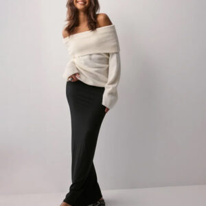 Off-Shoulder knit dress